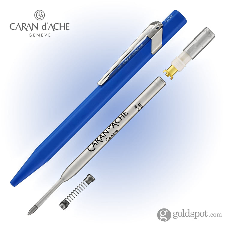 Caran d’Ache 849 Metal Collection Ballpoint Pen in Blue Ballpoint Pen