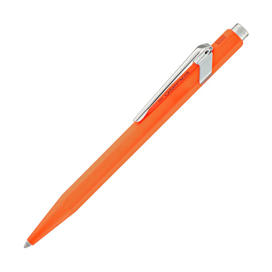 Caran d'Ache 849 Metal Collection Ballpoint Pen in Fluorescent Orange