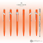 Caran d’Ache 849 Metal Collection Ballpoint Pen in Fluorescent Orange Ballpoint Pen
