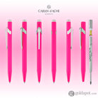Caran d’Ache 849 Metal Collection Ballpoint Pen in Fluorescent Pink Ballpoint Pen