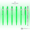 Caran d’Ache 849 Metal Collection Ballpoint Pen in Fluorescent Yellow/Green Ballpoint Pen