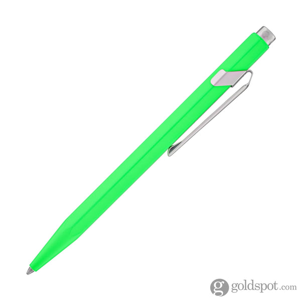 Caran d’Ache 849 Metal Collection Ballpoint Pen in Fluorescent Yellow/Green Ballpoint Pen