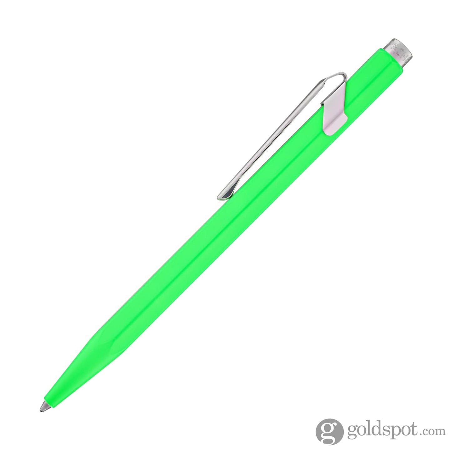 Caran d’Ache 849 Metal Collection Ballpoint Pen in Fluorescent Yellow/Green Ballpoint Pen