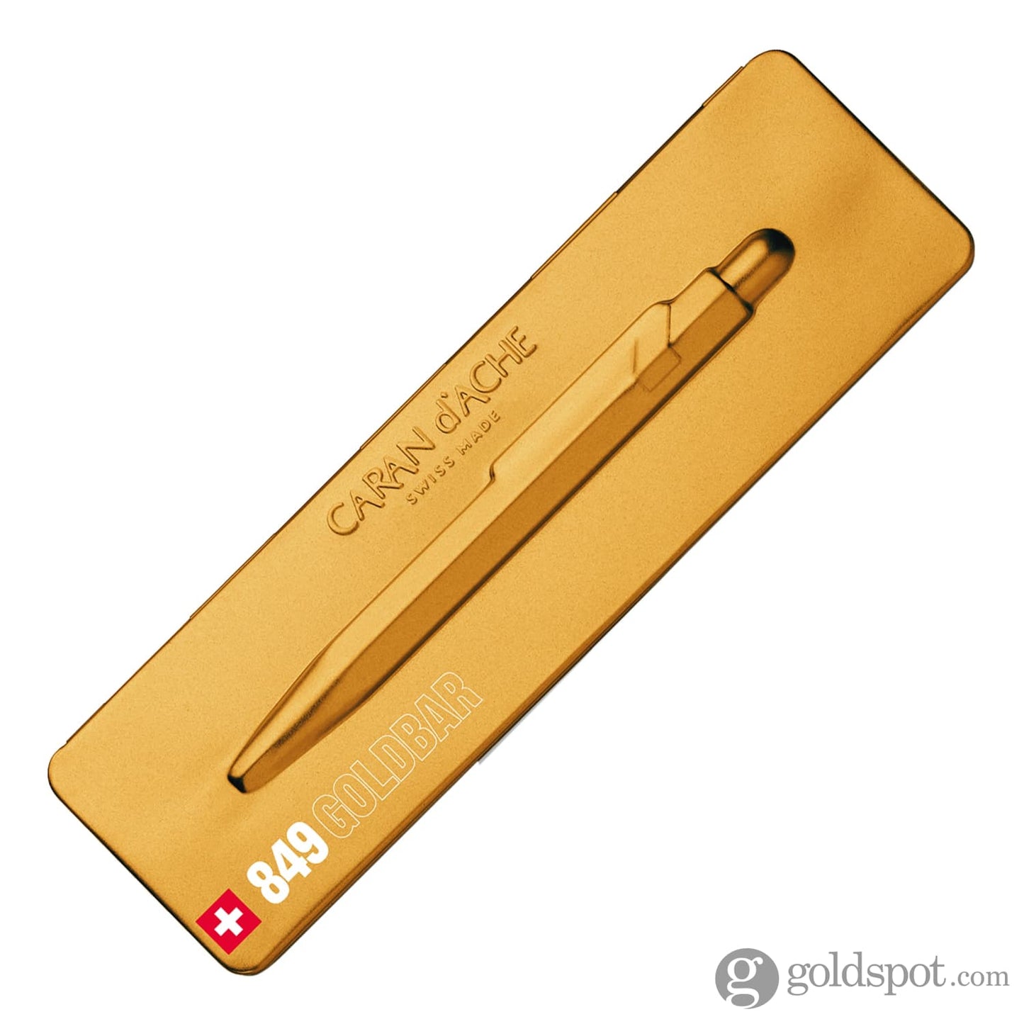 Caran d’Ache 849 Metal Collection Ballpoint Pen in Goldbar Ballpoint Pen