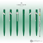 Caran d’Ache 849 Metal Collection Ballpoint Pen in Green Ballpoint Pen