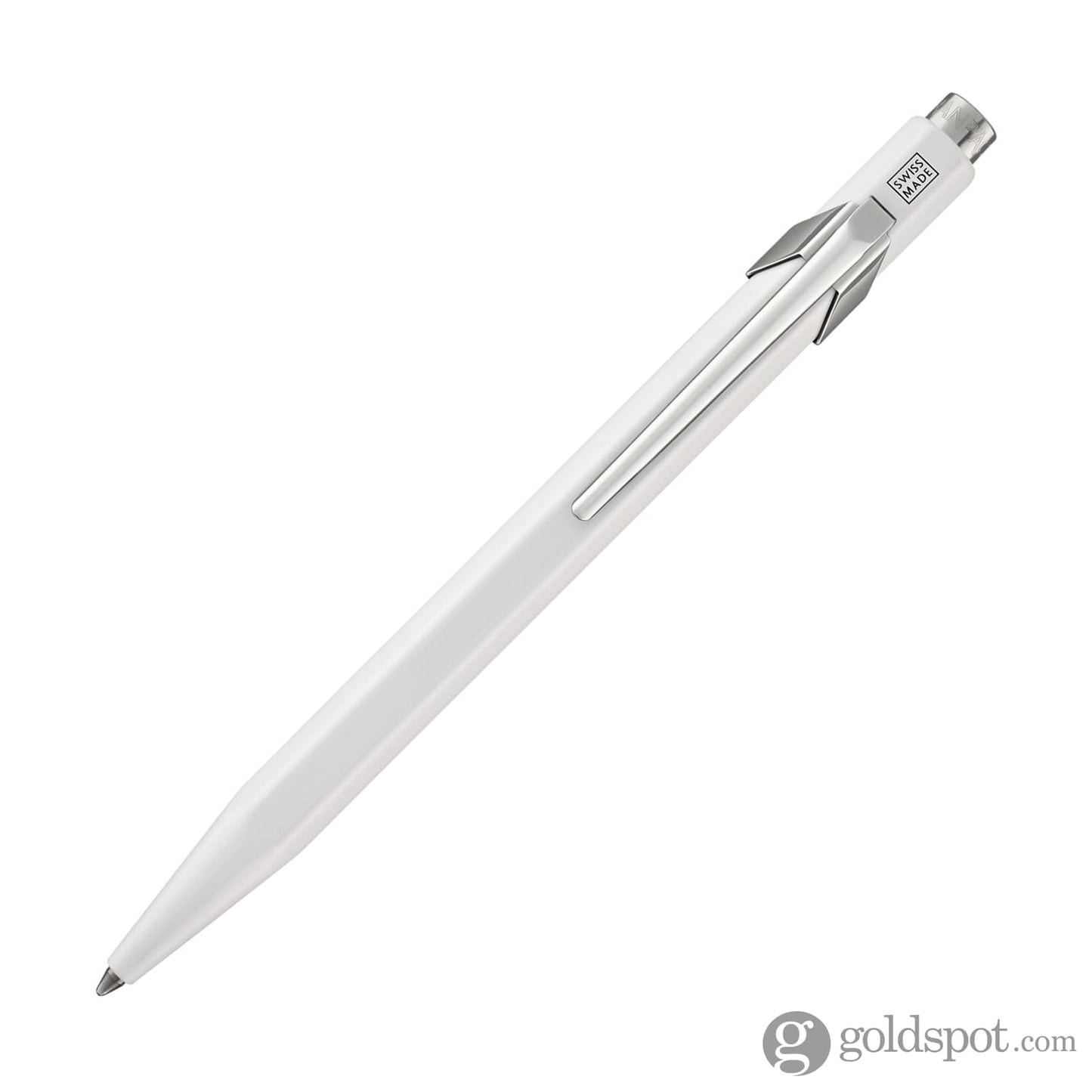 Caran d’Ache 849 Metal Collection Ballpoint Pen in White Ballpoint Pen