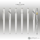 Caran d’Ache 849 Metal Collection Ballpoint Pen in White Ballpoint Pen