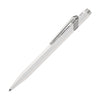 Caran d’Ache 849 Metal Collection Ballpoint Pen in White Ballpoint Pen