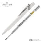 Caran d’Ache 849 Metal Collection Ballpoint Pen in White Ballpoint Pen