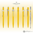 Caran d’Ache 849 Metal Collection Ballpoint Pen in Yellow Ballpoint Pen
