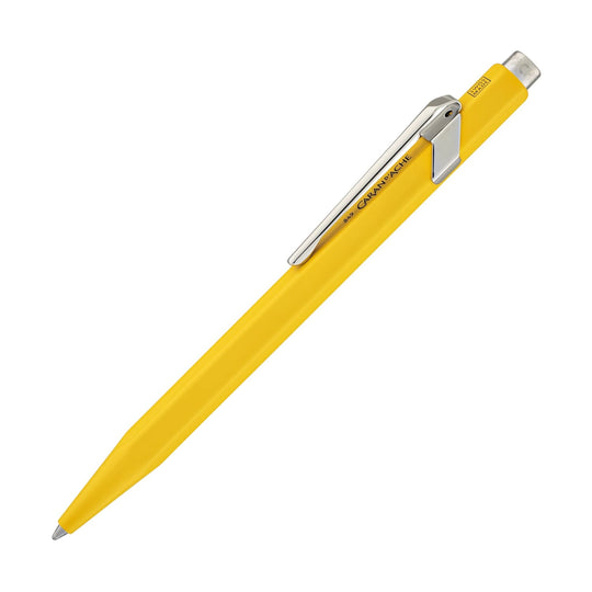 Caran d'Ache 849 Metal Collection Ballpoint Pen in Yellow