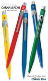 Caran dAche 849 Metal Summer Ballpoint Pen Collection in Assorted Colors - Set of 4 Ballpoint Pen