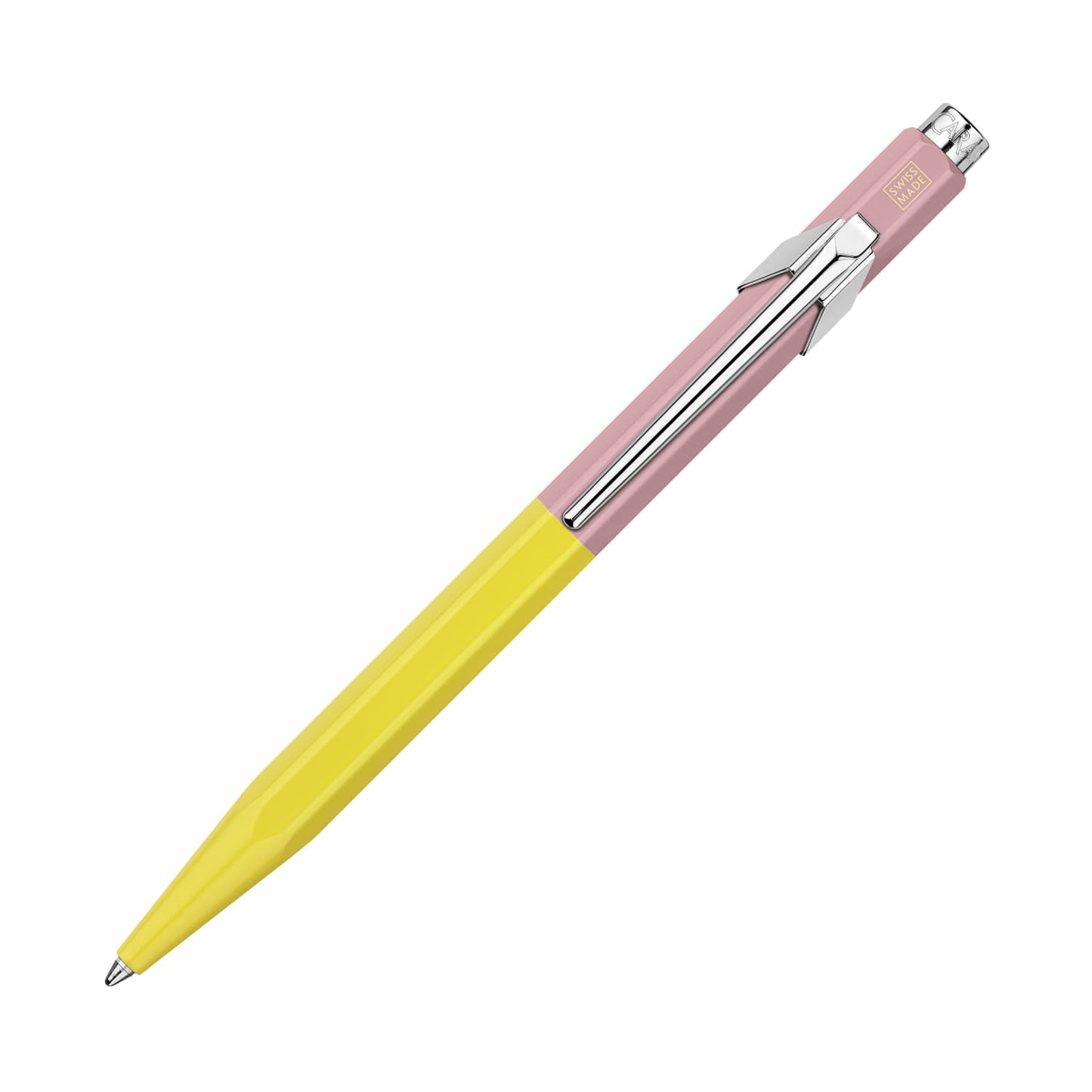 Caran d’Ache 849 Paul Smith 4 Ballpoint Pen in Chartreuse/Rose Pen