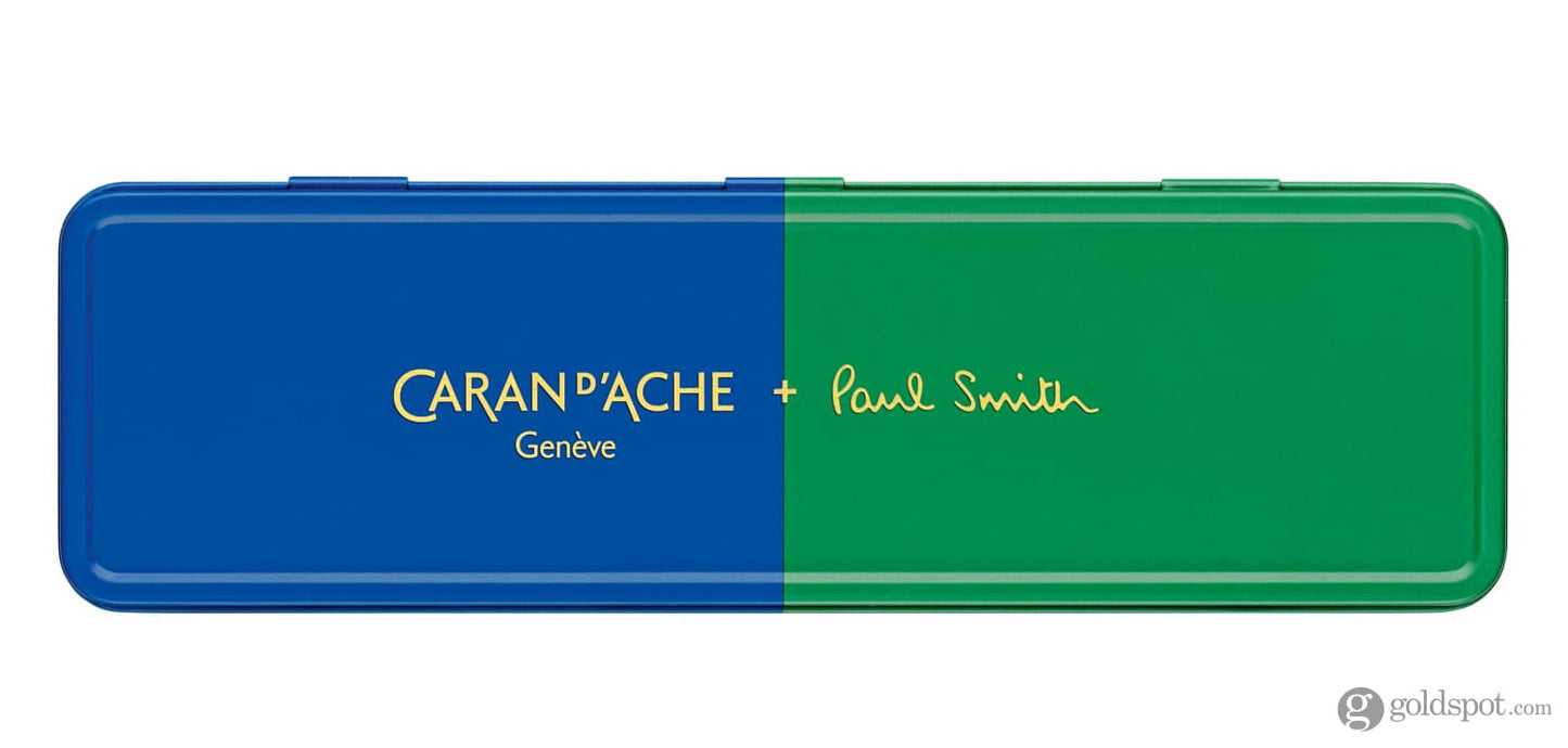 Caran d’Ache 849 Paul Smith 4 Ballpoint Pen in Cobalt/Emerald Pen