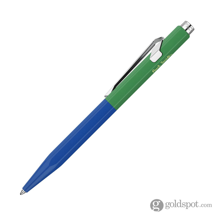 Caran d’Ache 849 Paul Smith 4 Ballpoint Pen in Cobalt/Emerald Pen