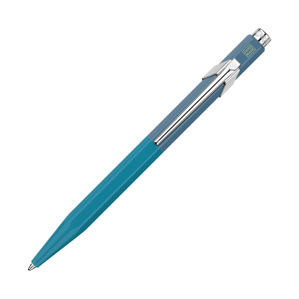 Caran d’Ache 849 Paul Smith 4 Ballpoint Pen in Cyan/Steel Pen