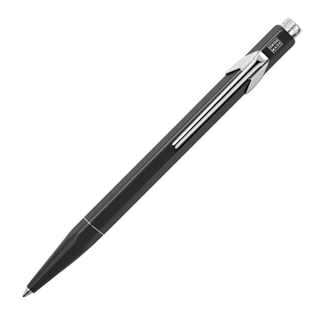 Caran dAche 849 Popline Ballpoint Pen in Black with Holder Ballpoint Pen