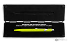 Caran Dache 849 Popline Ballpoint Pen in Fluorescent Yellow Ballpoint Pen