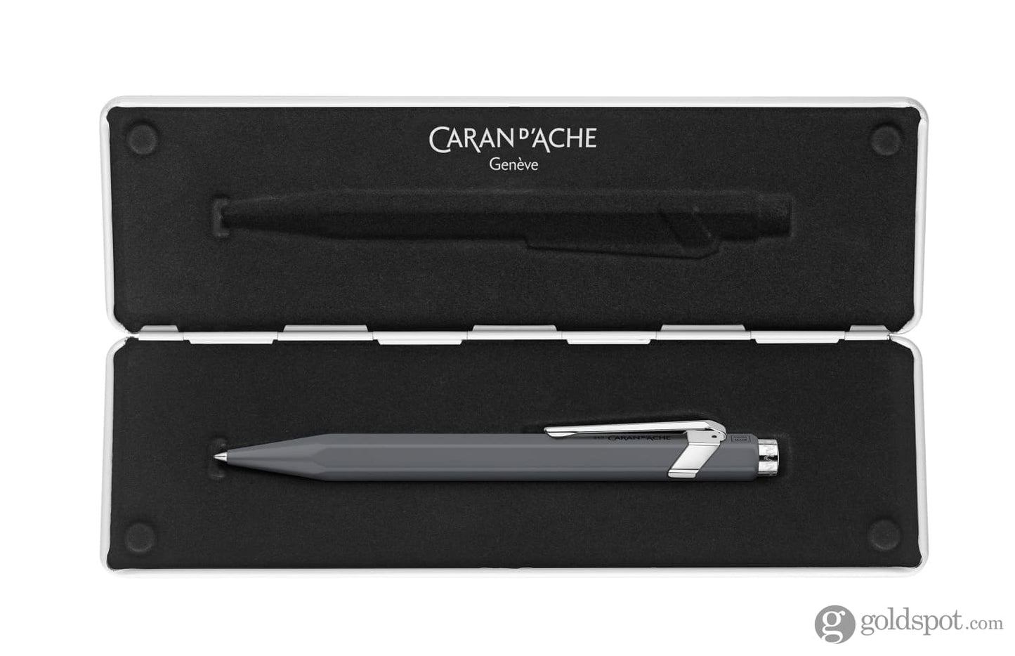 Caran d’Ache 849 Rollerball Pen in Grey with Slimpack Rollerball Pen