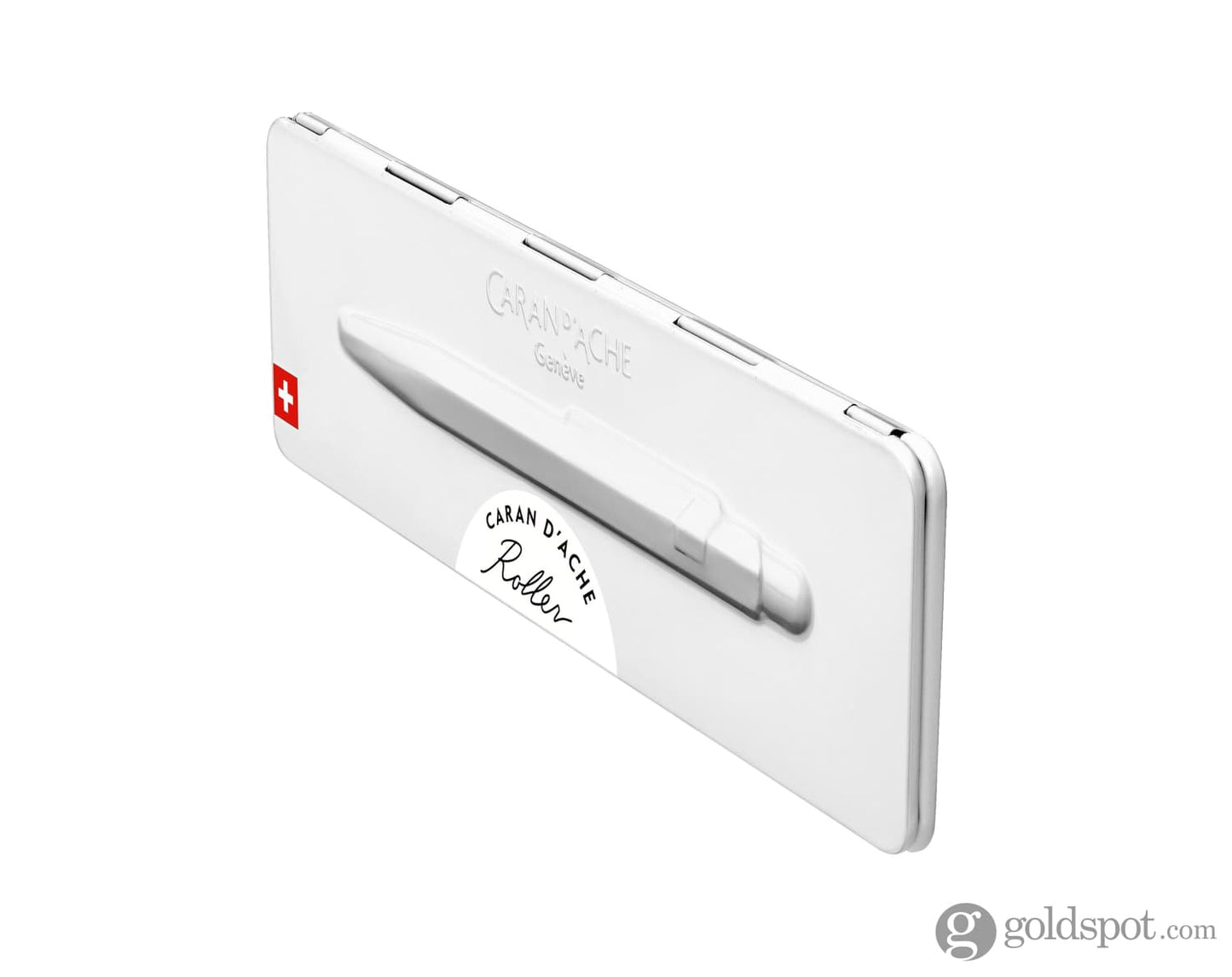 Caran d’Ache 849 Rollerball Pen in White with Slimpack Rollerball Pen