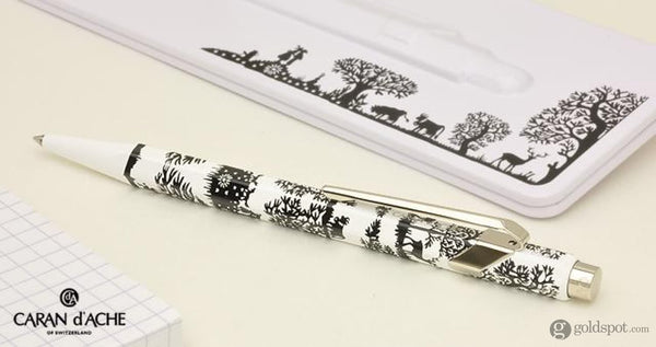 Caran dAche 849 Totally Swiss Ballpoint Pen in Paper Cutout Ballpoint Pen