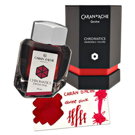 Caran d'Ache Chromatics Bottled Ink in Divine Pink - 50 mL