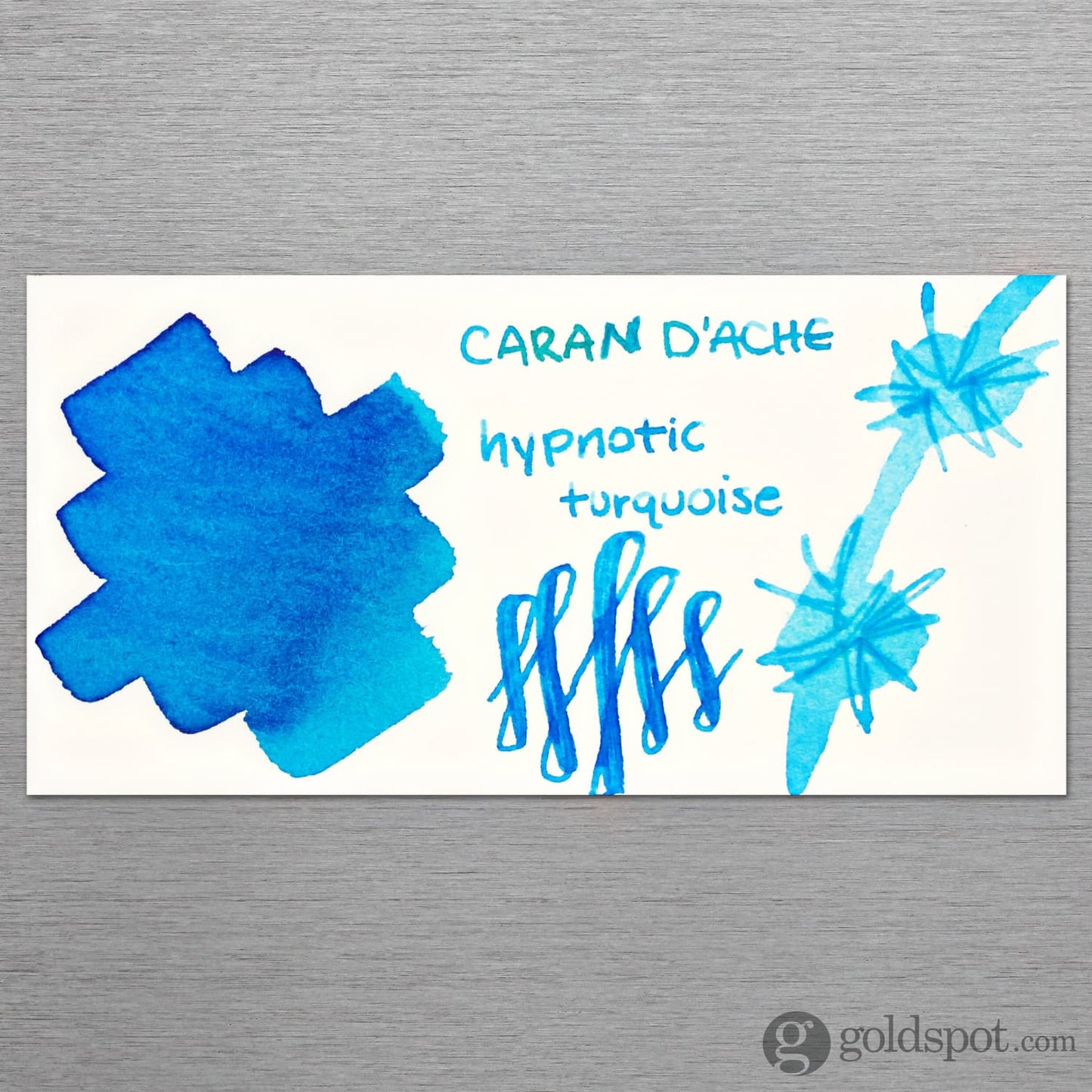 Caran d’Ache Chromatics Bottled Ink in Hypnotic Turquoise - 50 mL Bottled Ink