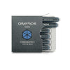 Caran dAche Chromatics Ink Cartridges in Idyllic Blue - Pack of 6 Fountain Pen Cartridges