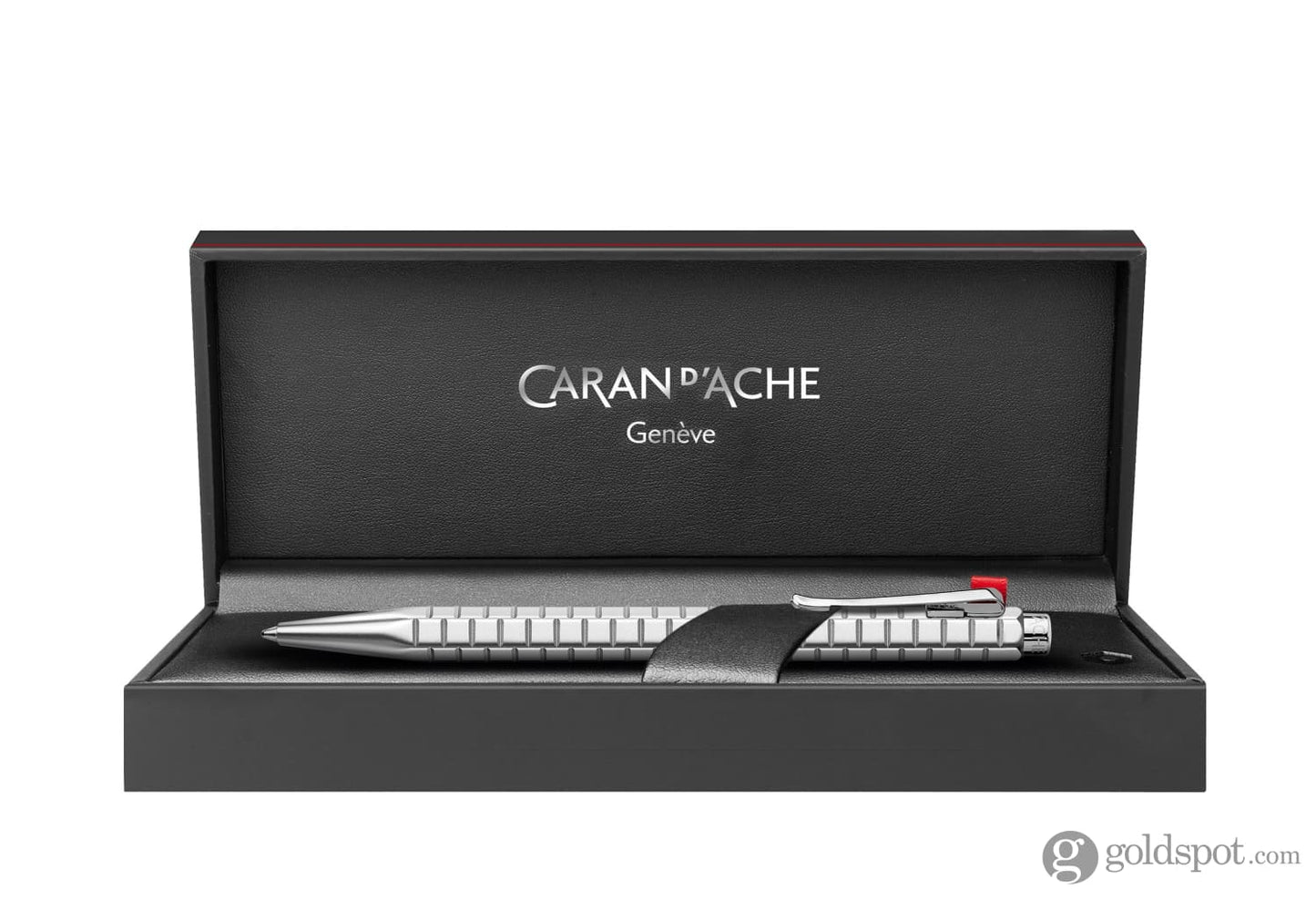 Caran d’Ache Ecridor Avenue Ballpoint Pen in Milled Guillochage and Palladium Ballpoint Pen