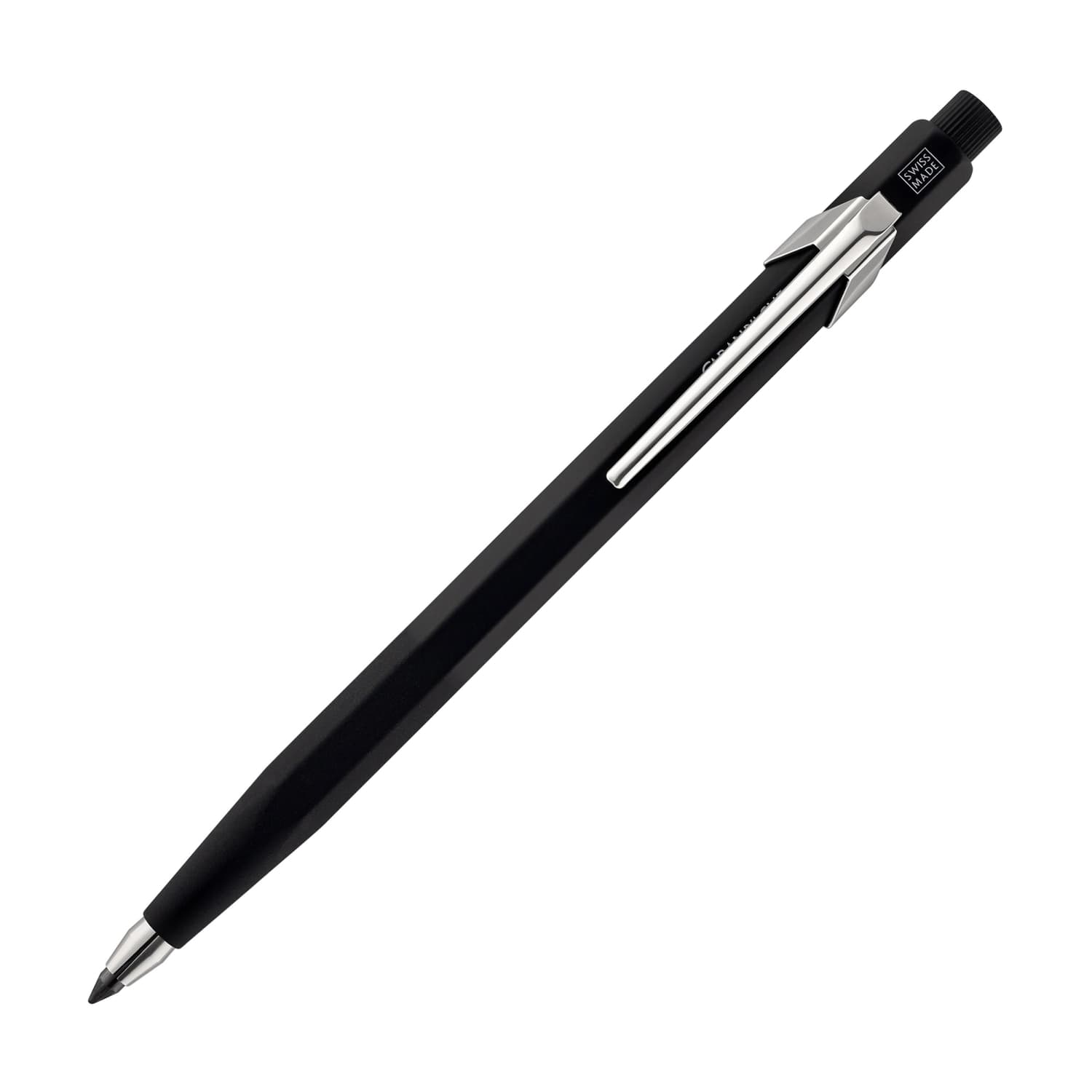 Caran d'Ache 844 vulpotlood collectie Classic Line vulpotlood met gum en loodtank zwart Caran d'Ache 844 vulpotlood collectie Classic Line vulpotlood met gum en loodtank zwart