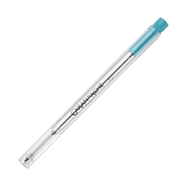 Caran d’Ache Goliath Ballpoint Pen Refill in Turquoise - Medium Point Ballpoint Pen Refill