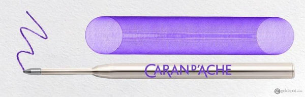Caran d’Ache Goliath Ballpoint Pen Refill in Violet - Medium Point Ballpoint Pen Refill