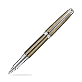 Caran d'Ache Léman Rollerball Pen in Caviar Silver and Rhodium