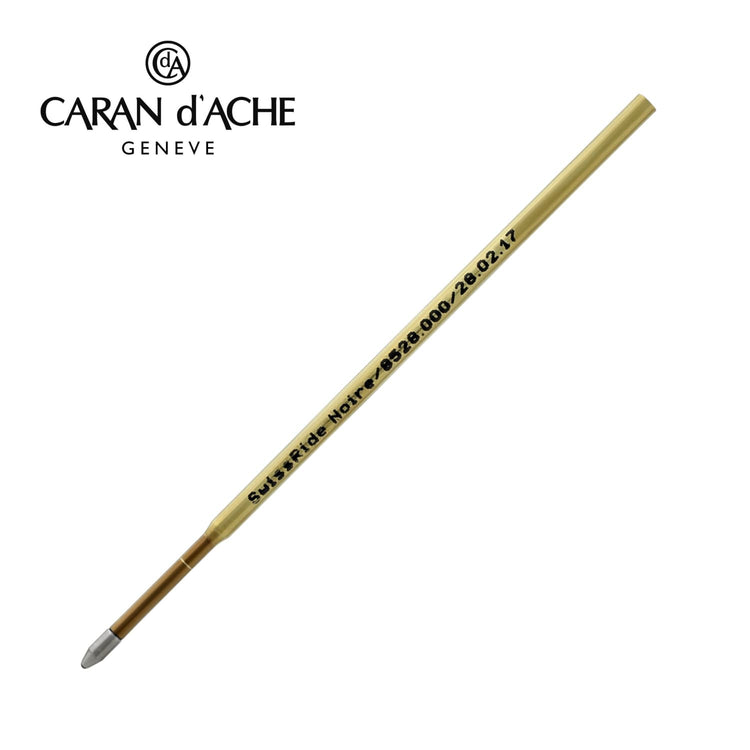 Caran Dache Swissride Ballpoint Pen Refill in Black - Medium Point Ballpoint Pen Refill