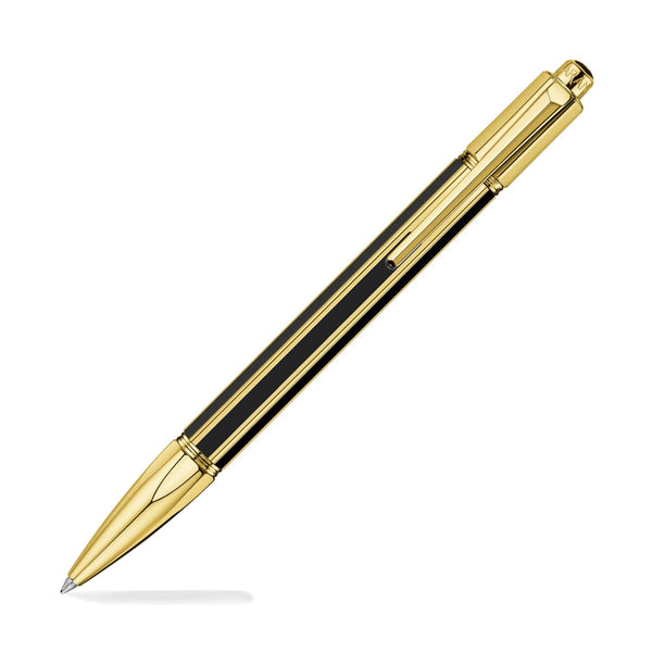 Caran dAche Varius Ballpoint Pen in Chinablack & Gold Ballpoint Pen