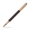 Caran d’Ache Varius Ebony Fountain Pen in Black and Rose Gold - 18K Gold Fountain Pen