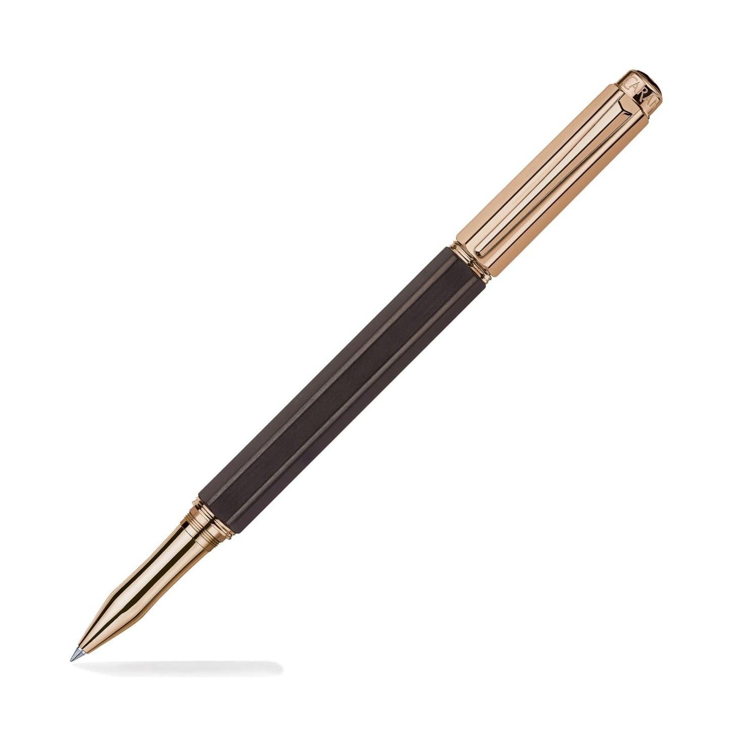 Caran Dache Varius Ebony Rollerball Pen in Rose Gold Rollerball Pen