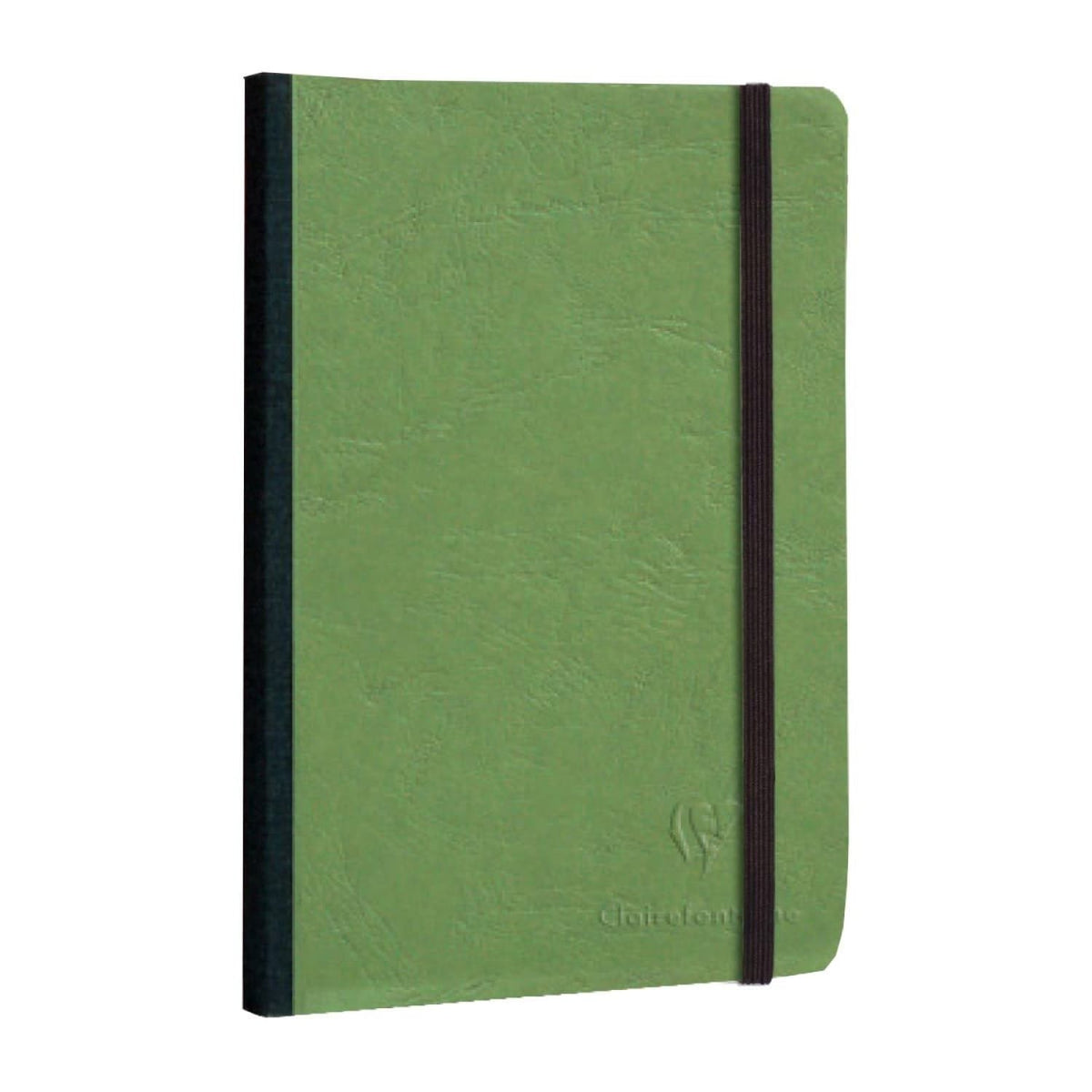 Clairefontaine Basic Clothbound Ruled Notebook in Green 6 x 8.25
