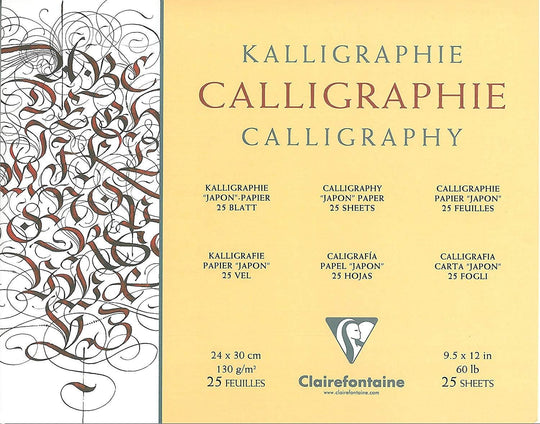 Clairefontaine Caligraphy Pad - 25 Sheets