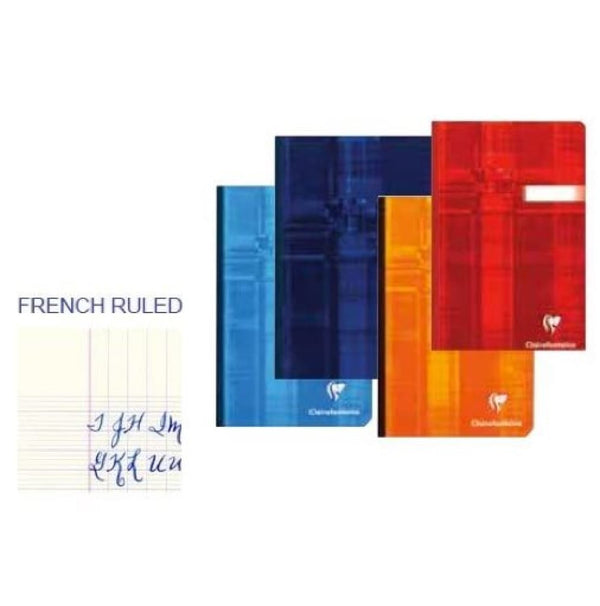 Clairefontaine Clothbound French Ruled Notebook in Assorted Colors Notebook
