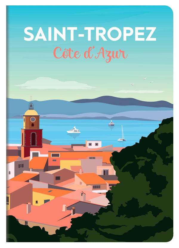 Clairefontaine France Collection Notebook in Saint-Tropez Lined - 6 x 8.25 (A5) Notebook
