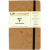 Clairefontaine Roadbook Ruled Notebook with Elastic Closure in Tan Notebook