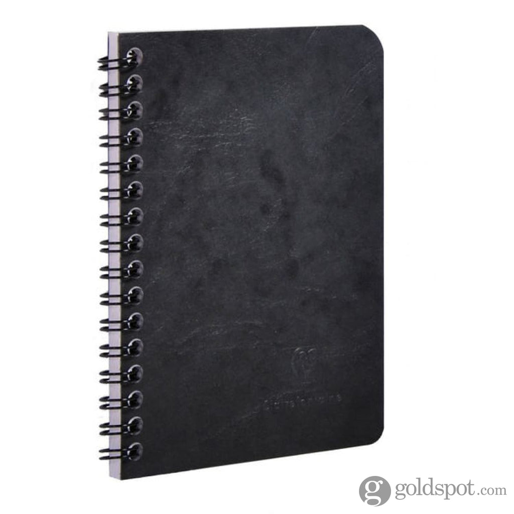 Clairefontaine Wirebound Basics Ruled Notebook in Black 8.25 x 11.75 in. Notebook