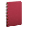 Clairefontaine Wirebound Basics Ruled Notebook in Red Notebook