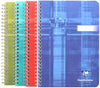 Clairefontaine Wirebound Graph Notebook in Assorted Colors - 6 x 8.25 Notebook