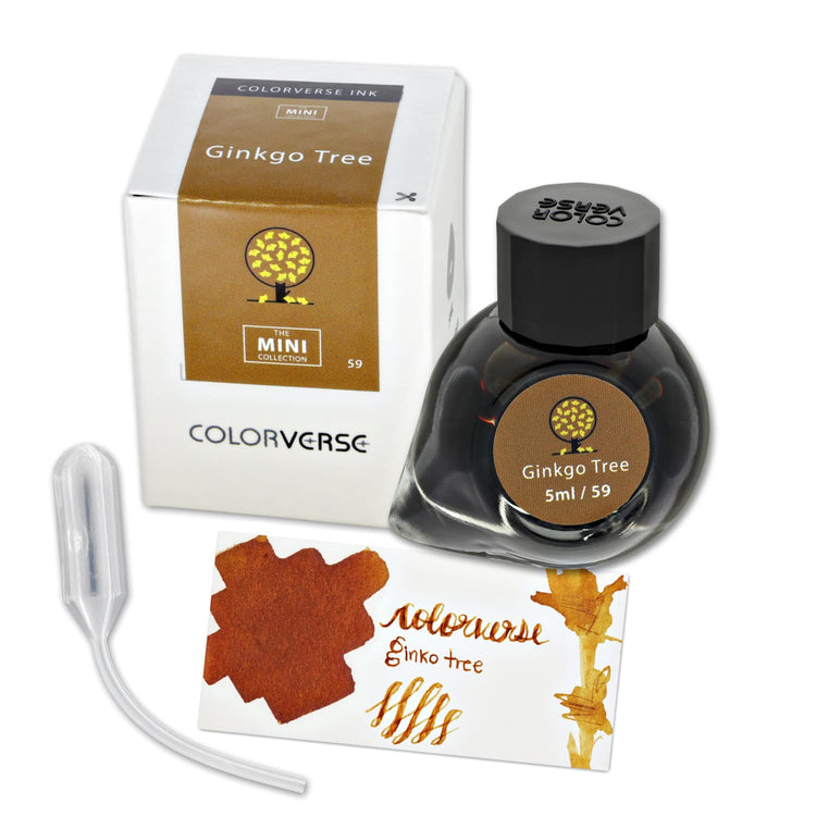 Colorverse Earth Edition Mini Bottled Ink in Ginko Tree - 5mL Bottled Ink