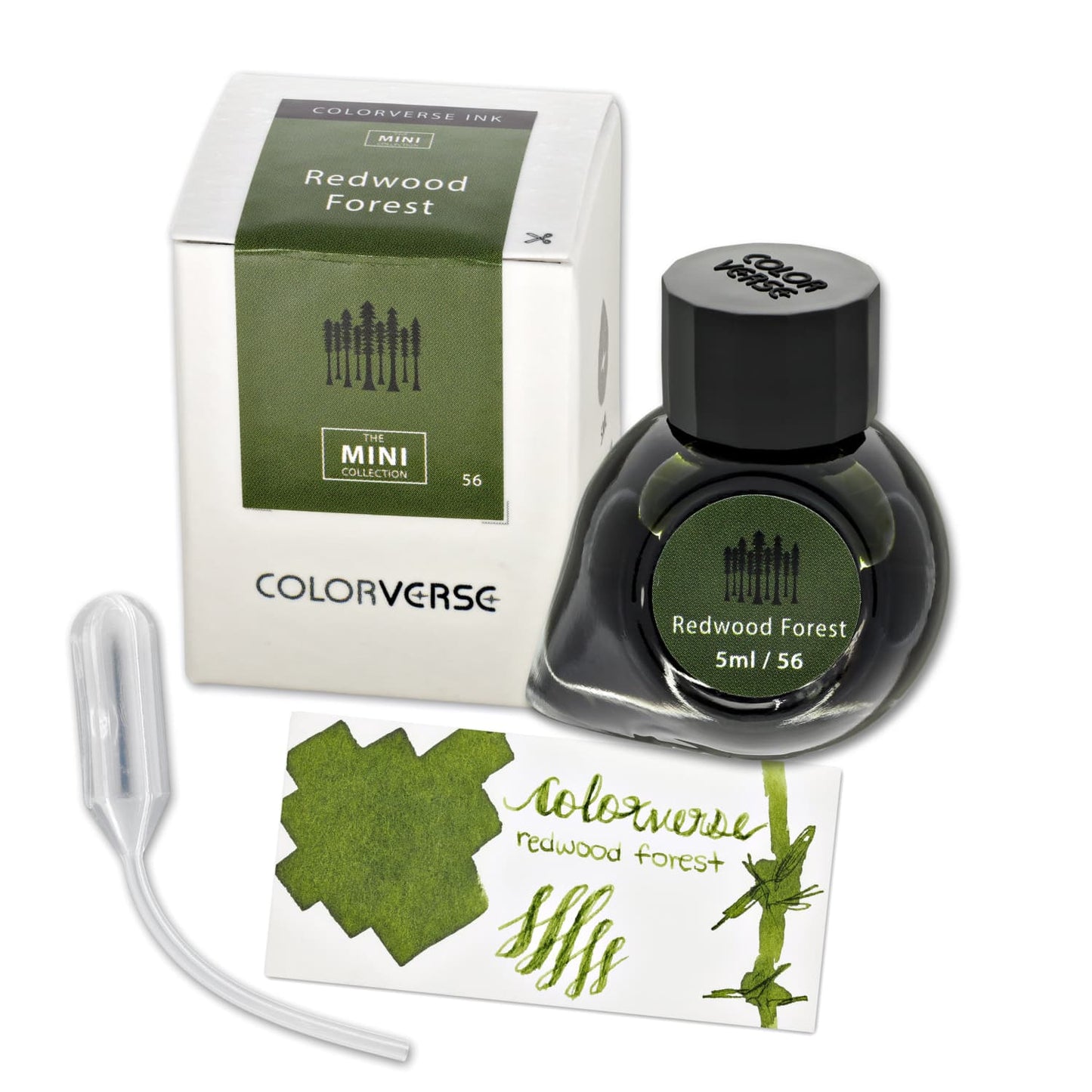 Colorverse Earth Edition Mini Bottled Ink in Redwood Forest - 5mL Bottled Ink