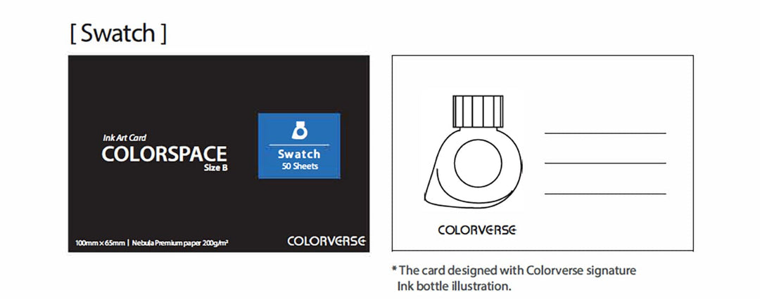 Swatch Cards for fountain pen ink - Goldspot Pens