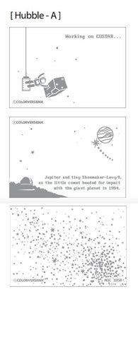 Colorverse Ink Swatch Card in Hubble-A