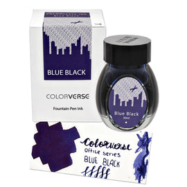 Colorverse Office Series Bottled Ink in Blue Black - 30mL